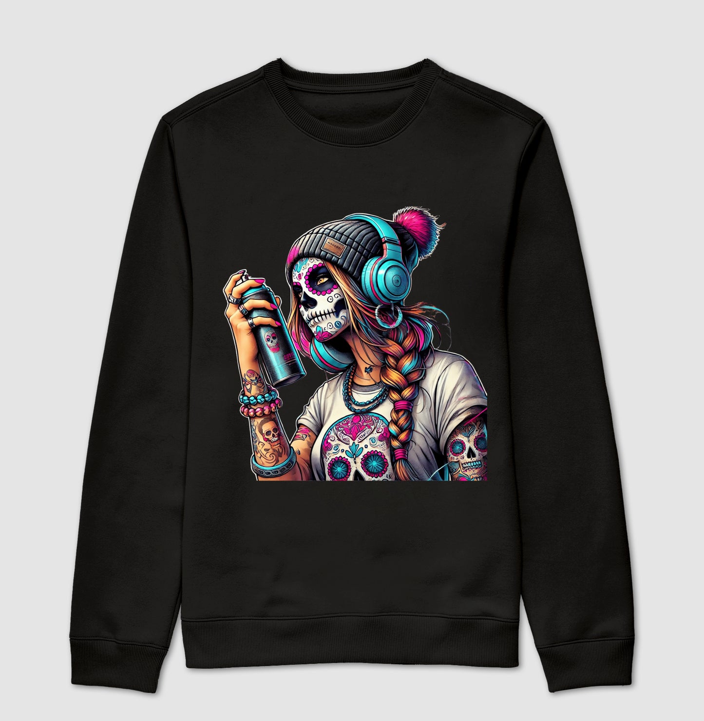 Street Skull - Suéter Moletom