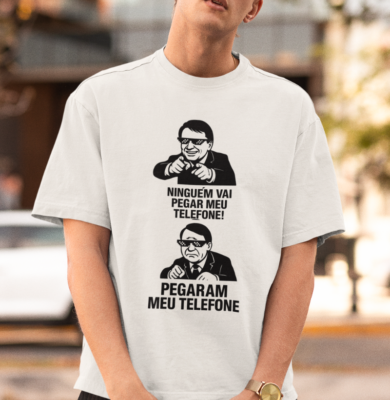 Ninguém vai pegar meu telefone! 📱 - Camiseta