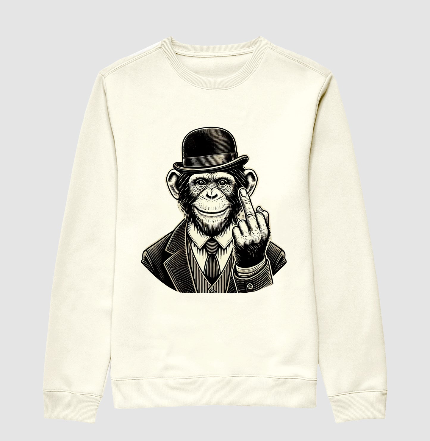Chimpanzé Irreverente - Suéter Moletom