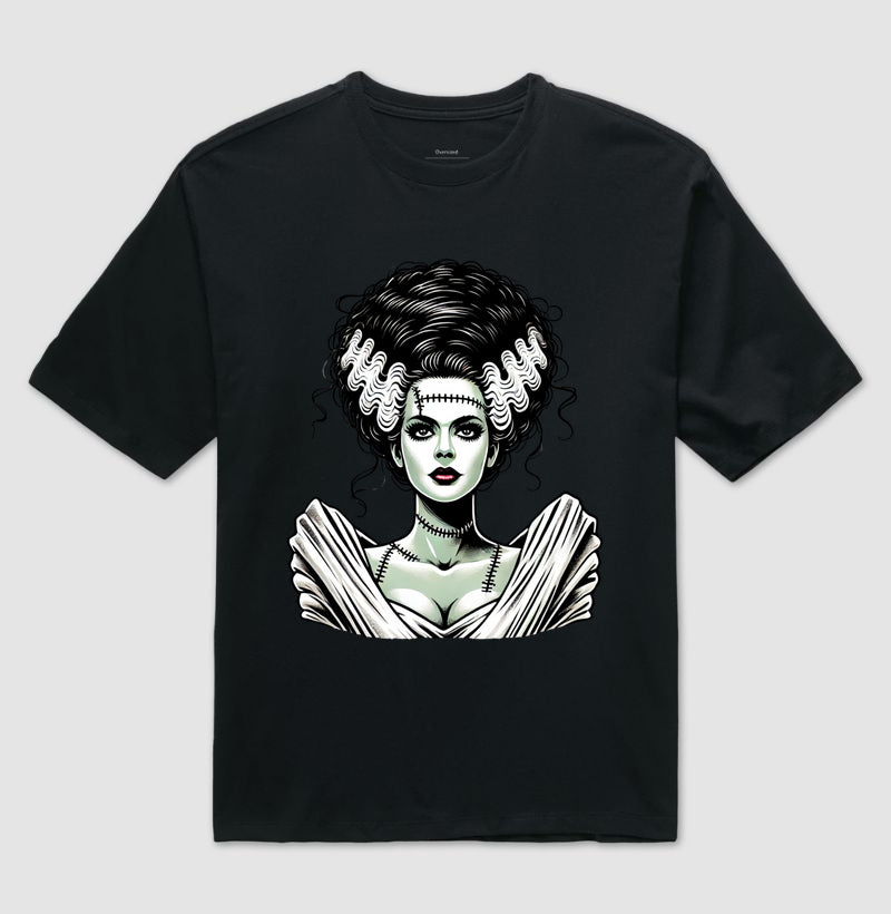 A Noiva de Frankenstein - Camiseta Oversized