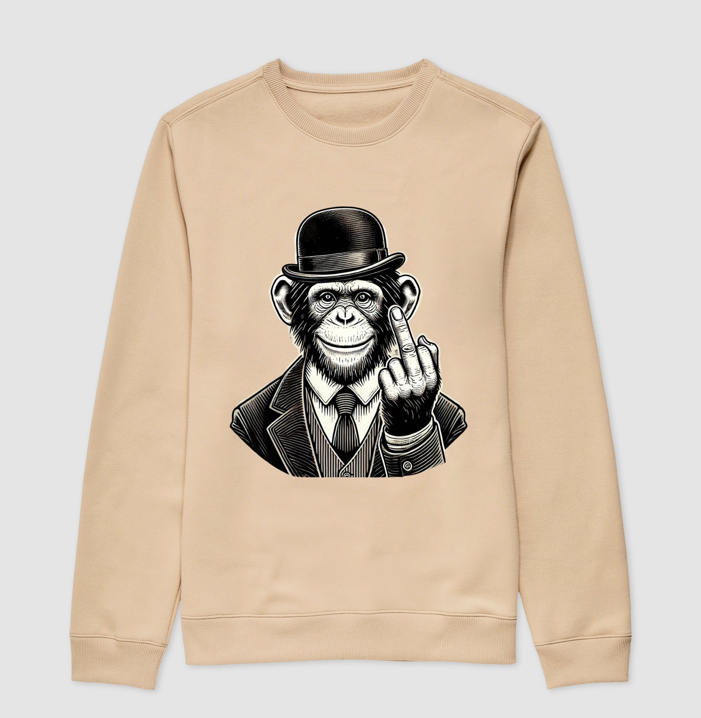 Chimpanzé Irreverente - Suéter Moletom