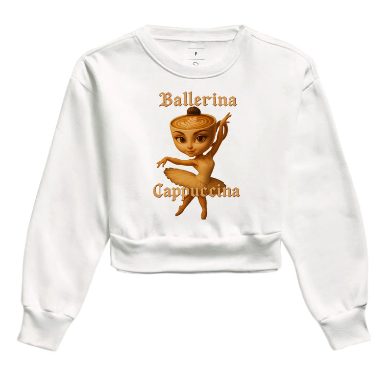 Bailarina Capuccino - Moletom Cropped