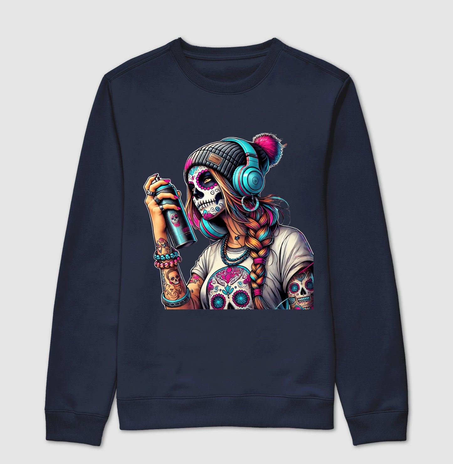 Street Skull - Suéter Moletom