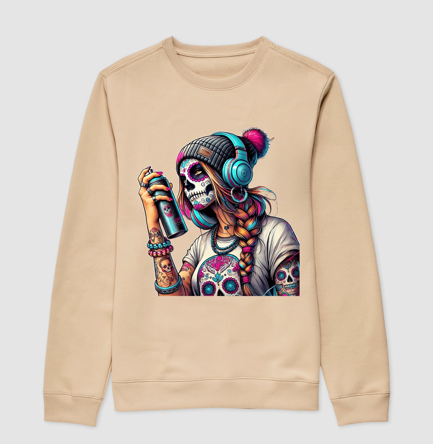 Street Skull - Suéter Moletom