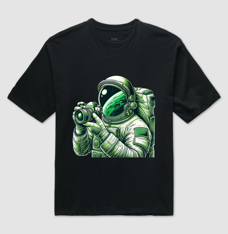 Astronauta Fotógrafo - Camiseta Oversized
