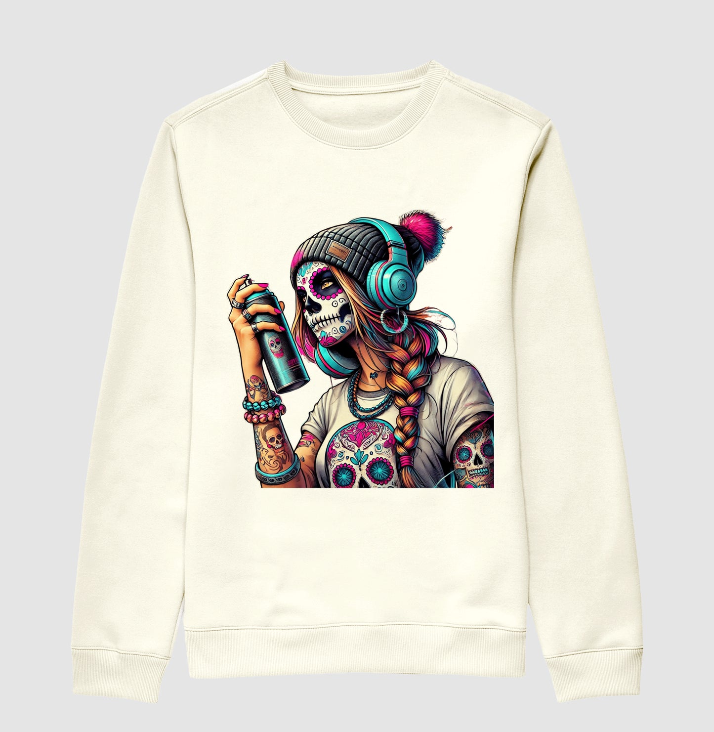 Street Skull - Suéter Moletom