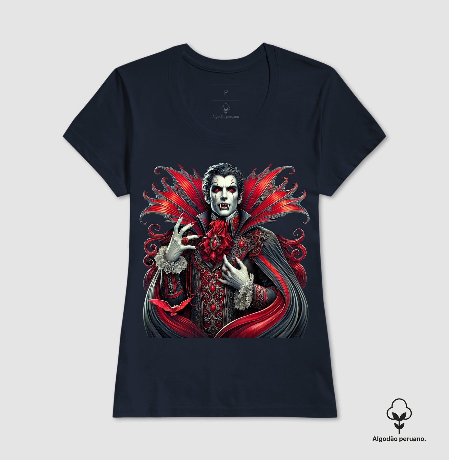 Drácula - Camiseta Algodão Peruano