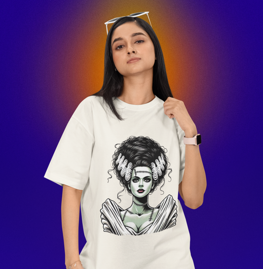 A Noiva de Frankenstein - Camiseta Oversized