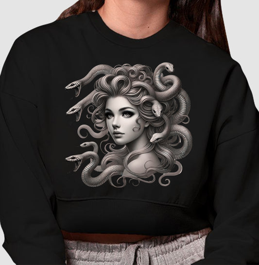 Medusa - Cropped Moletom