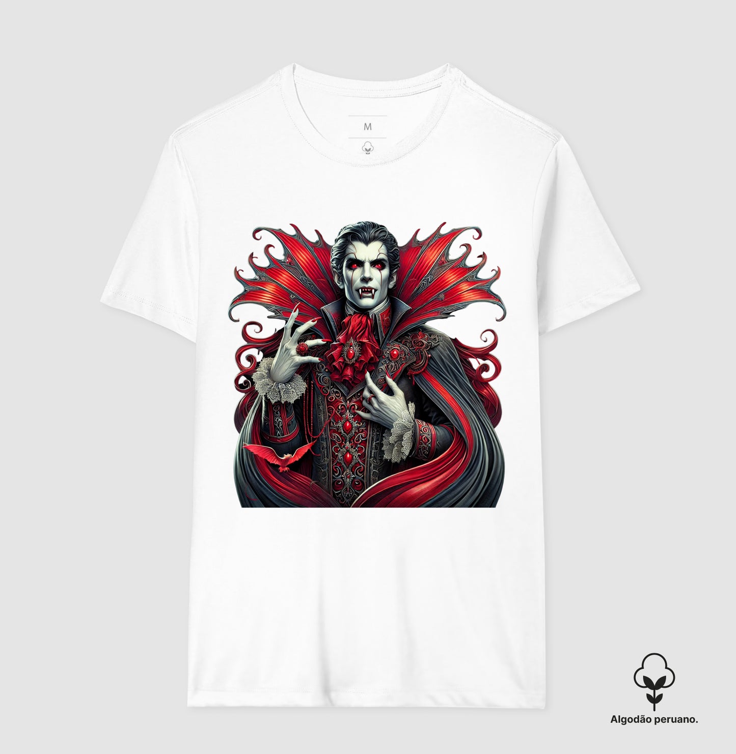 Drácula - Camiseta Algodão Peruano