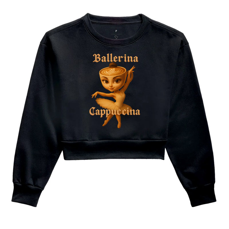 Bailarina Capuccino - Moletom Cropped