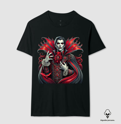Drácula - Camiseta Algodão Peruano