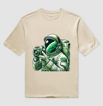 Astronauta Fotógrafo - Camiseta Oversized