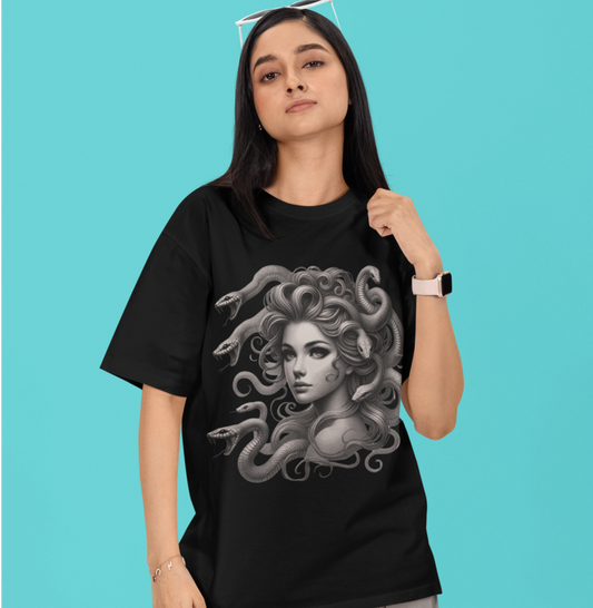 Medusa - Camiseta Oversized