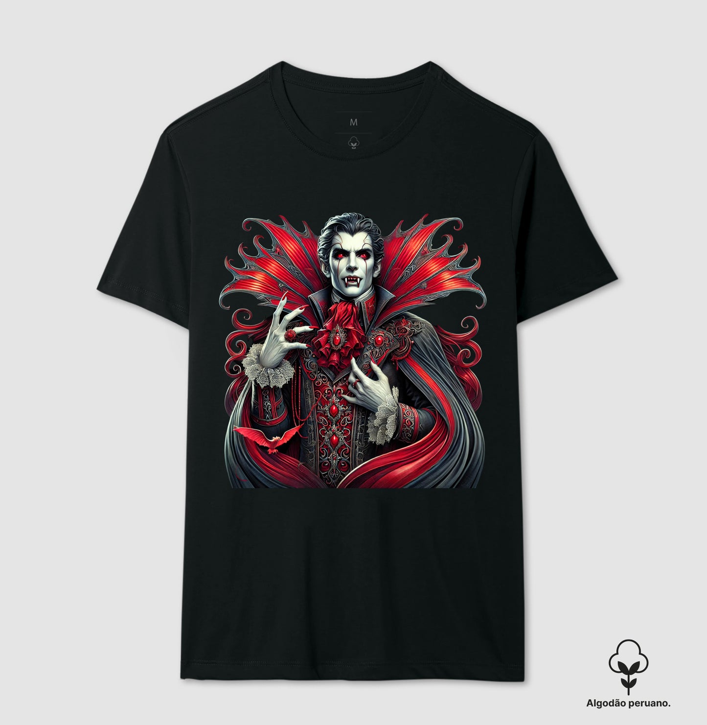 Drácula - Camiseta Algodão Peruano