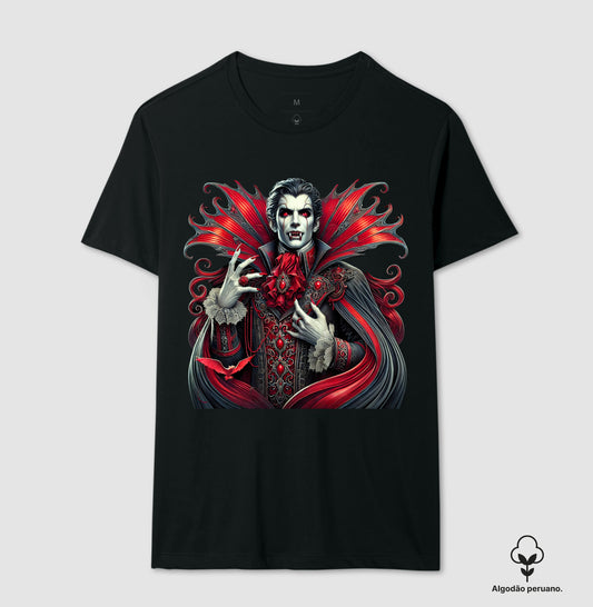 Drácula - Camiseta Algodão Peruano